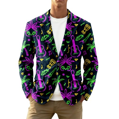 Veste en velours côtelé homme paillettes veste de carnaval chic