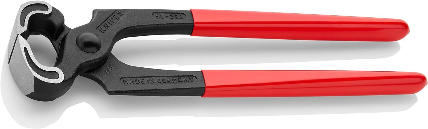 KNIPEX Tenaille de menuisier gainées en plastique 250 mm, 50 01 250