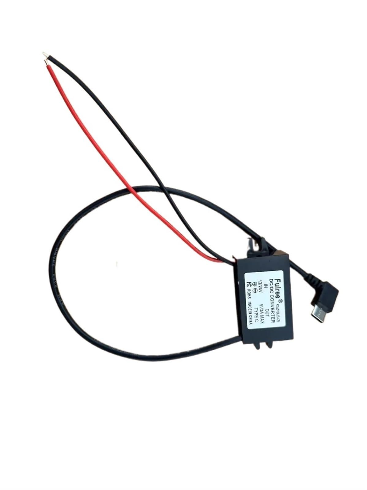 Convertisseur 12V 5V 3A transformateur DC-DC 24V 5V port USB Type C 90