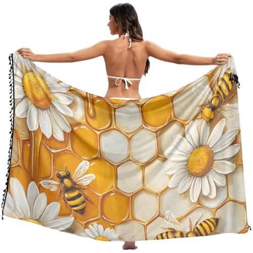 Traje de baño con cobertura de panal para mujer 2