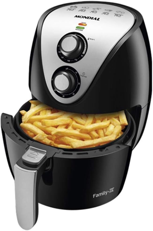 Air Fryer Mondial Family AF-30 é Boa? Review Completo + Prós e Contras 2 Fritadeira Sem Óleo Mondial Family Af-30 Air Fryer 3,5l Preta