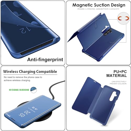 Coque Samsung S25 FE Protection Antichoc Étui Miroir Rabat - 4