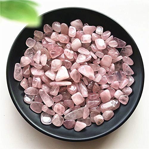 50g 8-12mm Cristal Rosa Natural Piedra de Grava de Cristal de Cuarzo Rosa Adecuado for decoración de peceras Piedra Natural decoración de la habitación