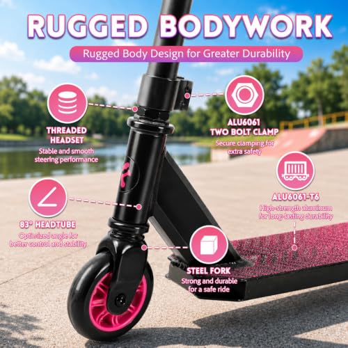 FREEDARE Pro Stunt Scooter (Pink)