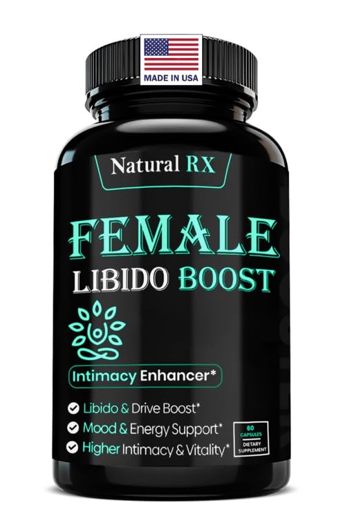 Fast Acting Female Libido Booster | Female Enhancement, Natural Lubrication, Long Lasting, Hormonal Balance | High Intimacy, Increases Drive and Mood with Maca Root, Ginseng, Tribulus, Gingko|