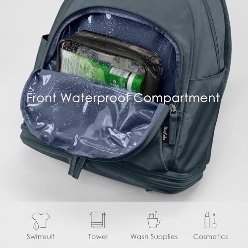 Image of Uselike Gym Backpack for Women Men, Lightweight Gym Bag with Shoe Compartment, Waterproof Workout Backpack with Wet Pocket
