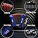 Accordion - 22 keys 8 bass, lightweight piano accordion for beginners, vibrant design for beginners and adults for easy learning (8 Bass, Blue)
