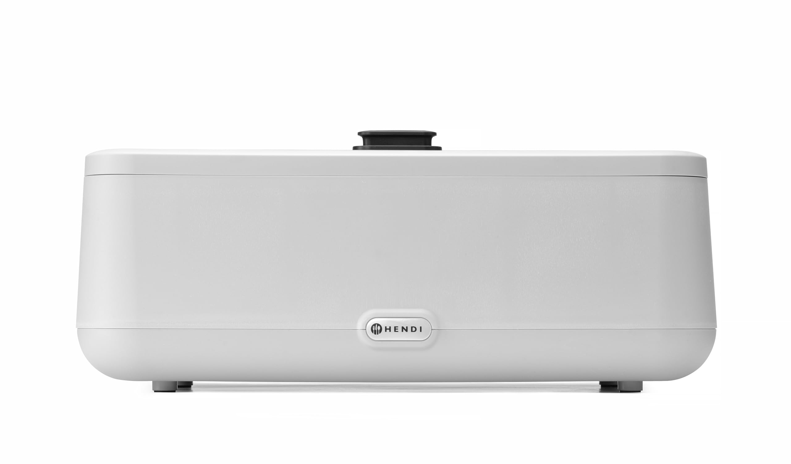 HENDI Chafing dish elettrico UNIQ per buffet, GN 1/1, 12,5L, 35-85°C, 220-240V, 700W, 607x402x(H)245mm, alluminio, acciaio inox, PP, vetro temperato, bianco
