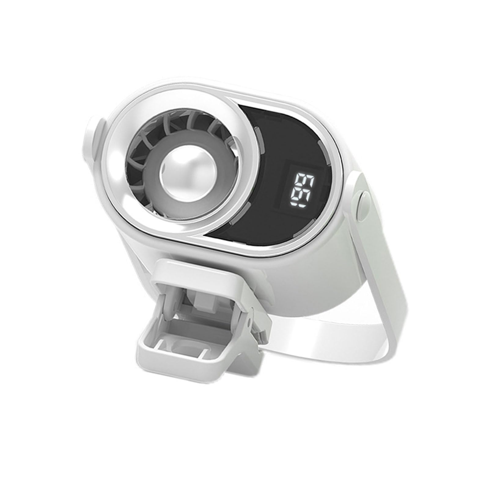 TAZIZI 199 Speed Desktop Fan 199 Speed Multifunctional Electric Portable Home Quiet Ventilator Wall Ceiling Multifunctional Quiet Clip with LED Screen