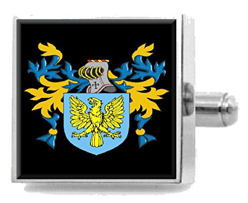 Clip para corbata de Irlanda O'Mahoney con grabado de escudo heráldico para regalo