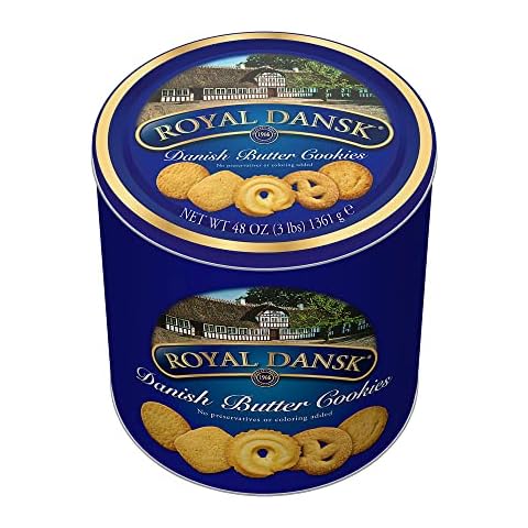 Danish Butter Cookies, 3 Lb. Tin Cover