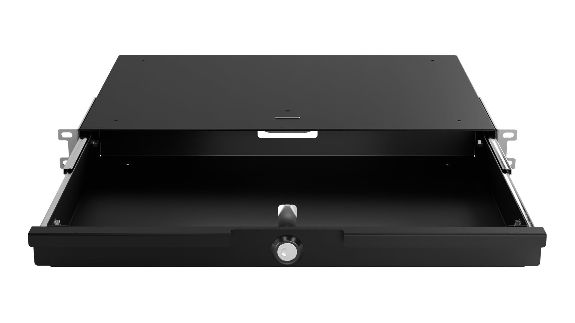 Cajón Bandeja Rack 19 Pulgadas 1U 270mm - Acero Resistente - Bastidor y Armario para Equipos de Red - Servidor Armario Rack Universal Compatible con Server Rack y Raíles Rack