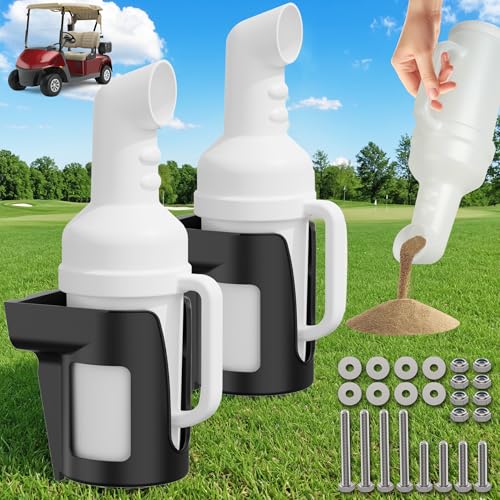 Bouteille de sable pour chariot de golf EZGO Yamaha avec support résistant aux chocs