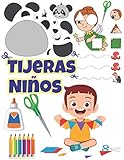  Tijeras Niños: Aprende a recortar y pegar para niños 3 años, libros recortables.