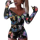 ♥ Traje de cuerpo entero sexy para mujer, traje de cuerpo entero, traje sexy para hombre, traje de cuerpo entero suave, traje de cuerpo entero para hombres, divertido traje de protección traje de pijama para mujer, pijamas cortos, pijamas para mujer, pijamas largos, pijamas cortos sexy, pijamas de verano para mujer, pijamas de algodón de franela, pijamas para mujer. Pijama para mujer Pijama largo de algodón para mujer, pijama corto sexy 