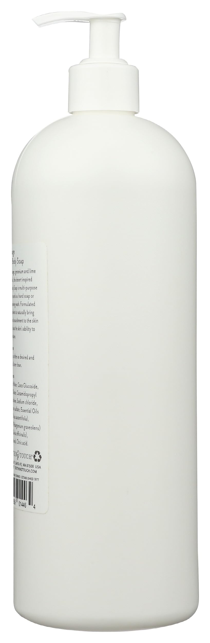 Soothing Touch Jabón para manos y cuerpo, 946 ml, aceites esenciales de grado profesional, vegano, sin parabenos
