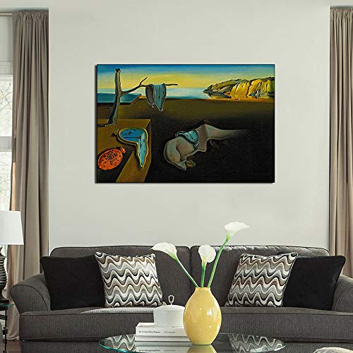 Cuadro de Salvador Dalí en lienzo de 25x70 cm para decorar salones modernos 4