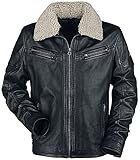 Gipsy GBOve LAHUVW Männer Lederjacke schwarz XL 100% Leder Basics, Biker