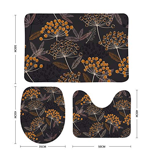 Tapis de bain absorption d'eau ZhiMi contre le sol humide 3pcs - 3