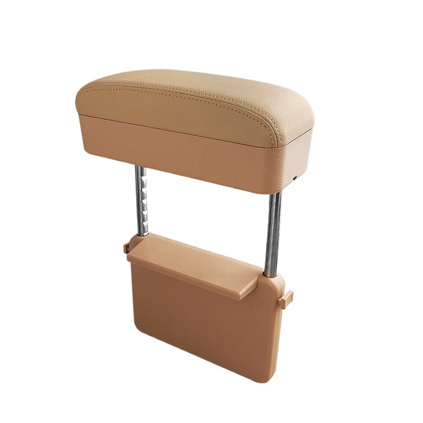 Armsteun Richter Bush Podpórka Pod Łokieć Podkładka Pod Podłokietnik Przedłużenie Podłokietnika Organizer Do Przechowywania Regulowana Wysokość Skrzynka Na Podłokietniki(Beige 1pc)