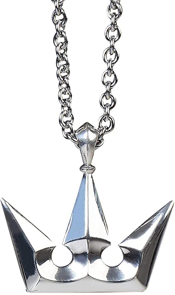Amazon.com: Kingdom Heart Sora Crown 925 Sterling Silver Necklace