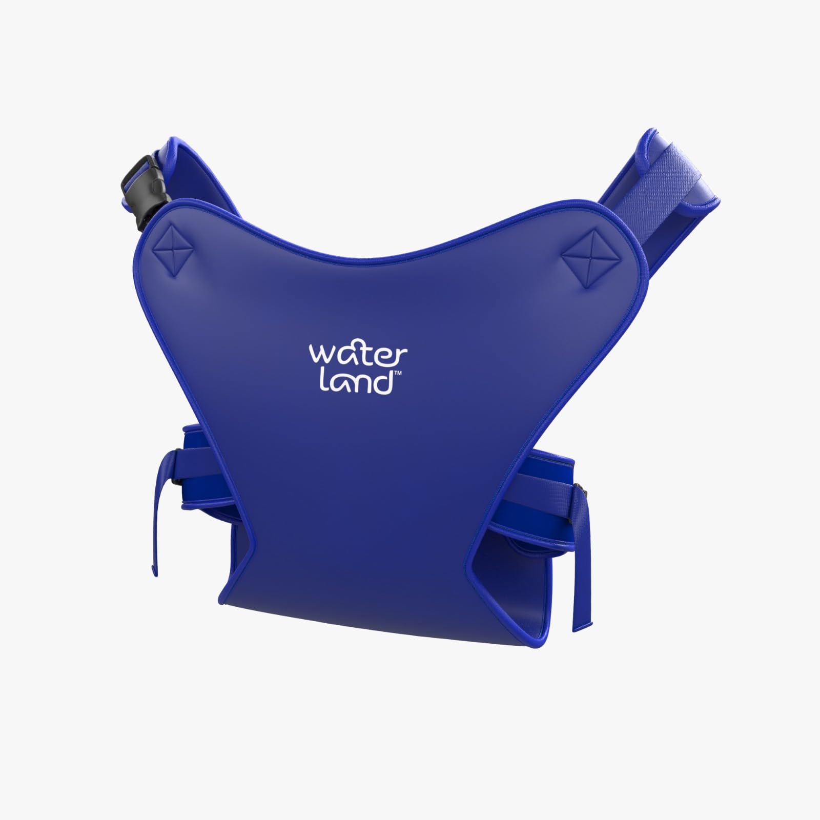 WaterLand Marsupio innovativo seggiolino per acqua e terra, con cinghia toracica impermeabile per i più piccoli, con cinghie regolabili, leggero seggiolino per il trasporto per piscina e spiaggia
