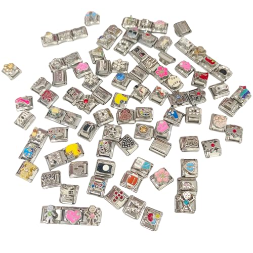 Breloques italiennes en acier pour réparer ou agrandir facilement vos bracelets maillons