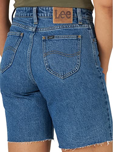 Lee Women's High-Rise Cut Off Dad Jean Short, Optimism, 16 #TOP4