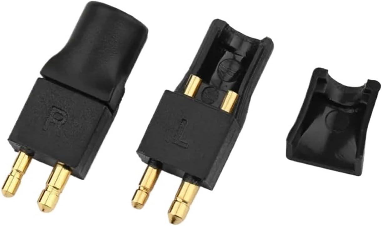 Headphone Adapter Compatible F111 MH118 Earphone Plug Audio Connector(Silver)