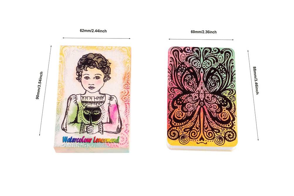 Amazon.co.jp: 水彩画ルノルマンタロット,watercolour Lenormand,tarot