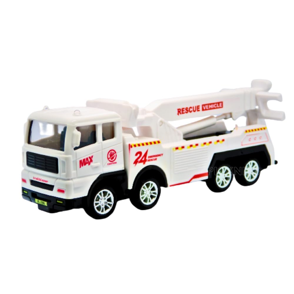 PICKNIES Realistic Rescue Truck Toy for Kids, Towing Vehicle Toy | Strong & Premium Sanitation Vehicle for Kids | Friction Powered | 2 to 14 Years (Rescue Truck) (B0CK7C5RX9) Amazon Price History, Amazon Price Tracker