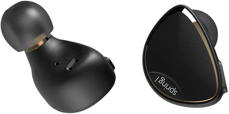 Uр Tо 40% оƒƒ BQEYZ Spring1 Flagship in Ear Monitor Piezoelectric Dynamic Earphones Stereo HiFi Earbuds with Detachable Cable for Smartphones Player PC Tablet (Black)