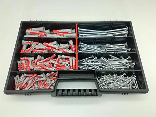 Fischer Duopower Dübel Set 275 Teilig + Schrauben 5x25 6x30 8x40 10x50mm Cover