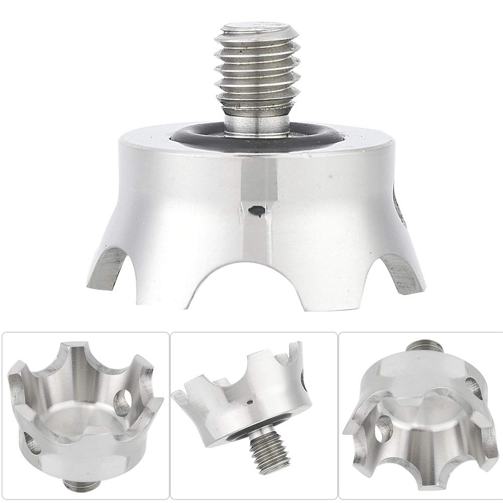 Trípode de Cámara de Acero Inoxidable Trípode de Punta Pies de Garra de Roca Reemplazo de Punta de Pie 3 Piezas Interfaz de 3/8 Pulgadas Adaptador de Montaje de Punta de Trípode