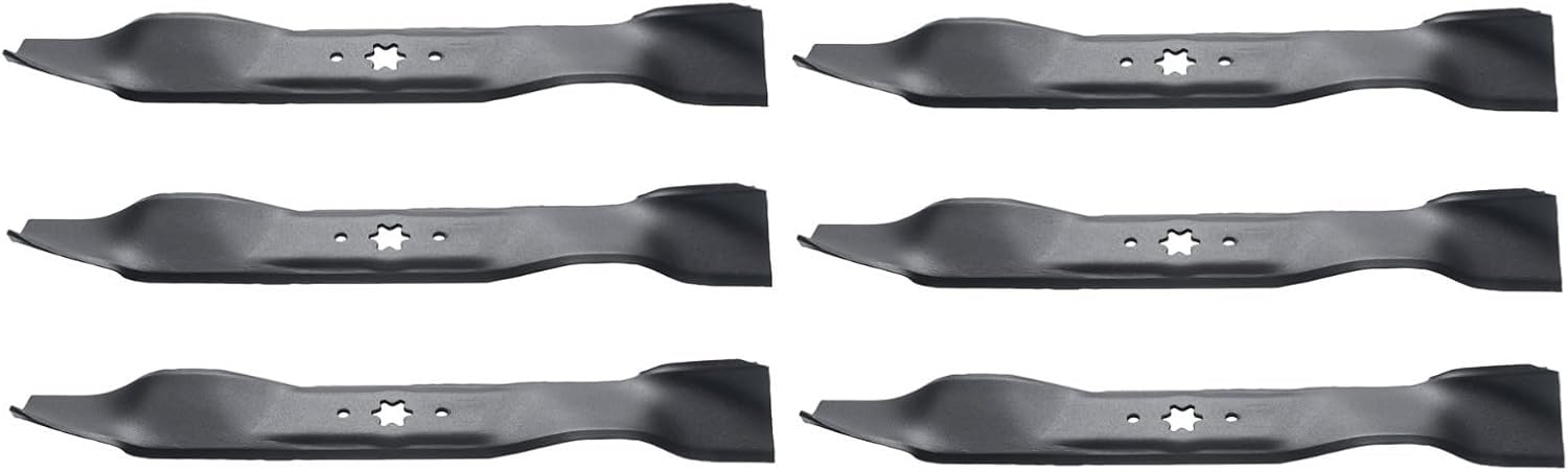Replacement Compatible with 6PK Oregon 198-058 Blades for MTD 742-0610 942-0610A 742-0654 942-0654 Troy-Bilt