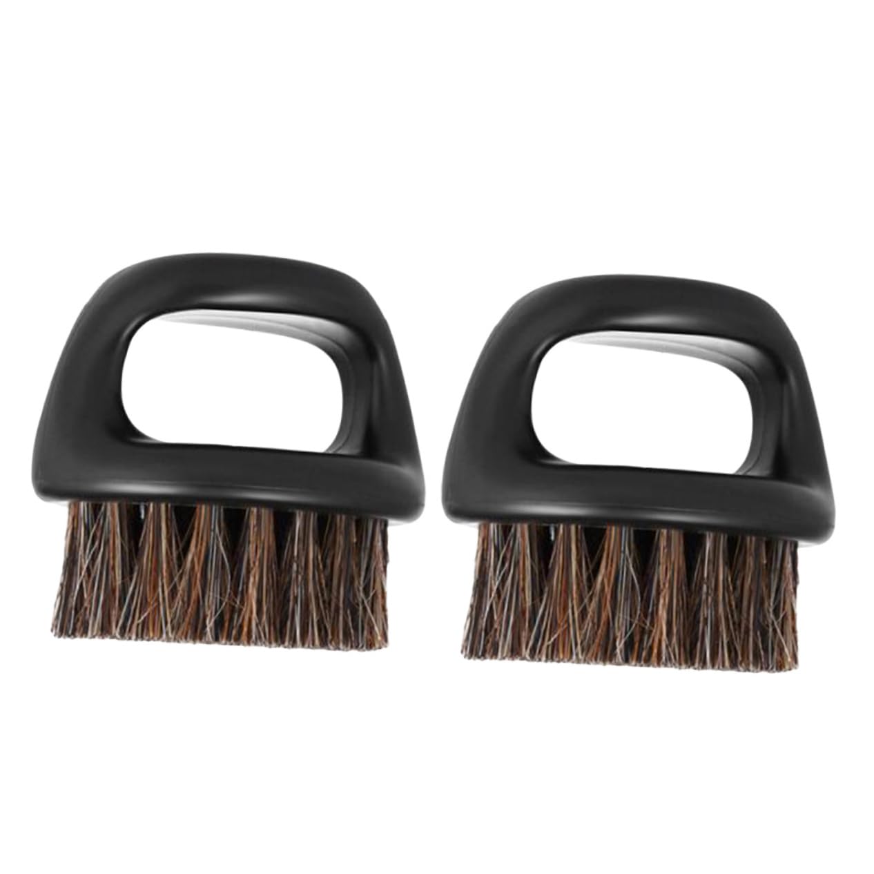BELLIFFY Portable Beard Brush Set 2pcs Men Bristles Beard Brush Boar Bristles for Travel