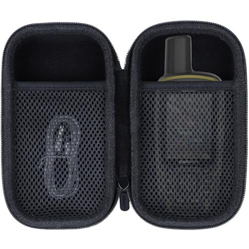 Lebakort Hard Case Compatible with Garmin GPSMAP 67 / 67i / 66i / 79sc / 65 / 86sci / 65s / 66s / 66st Button-Operated Rugged GPS Handheld (Black Case)