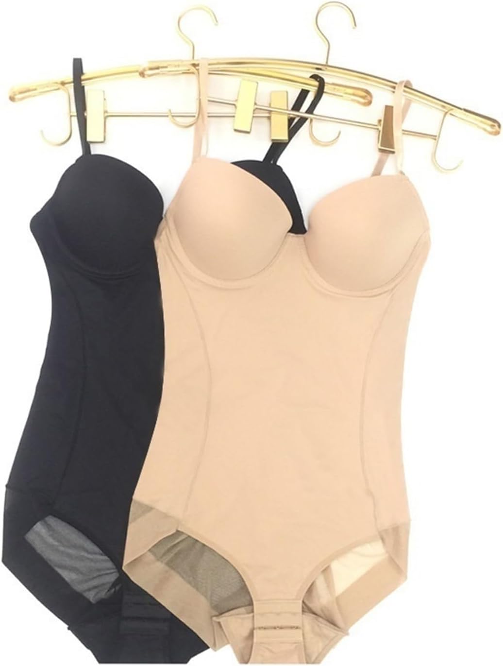YJKJHAIG Full Body Shaper Women Waist Trainer Bodysuit Tummy Control Corset Cincher Tank Top with Adjustable Straps (Color : 3, Size : Large)