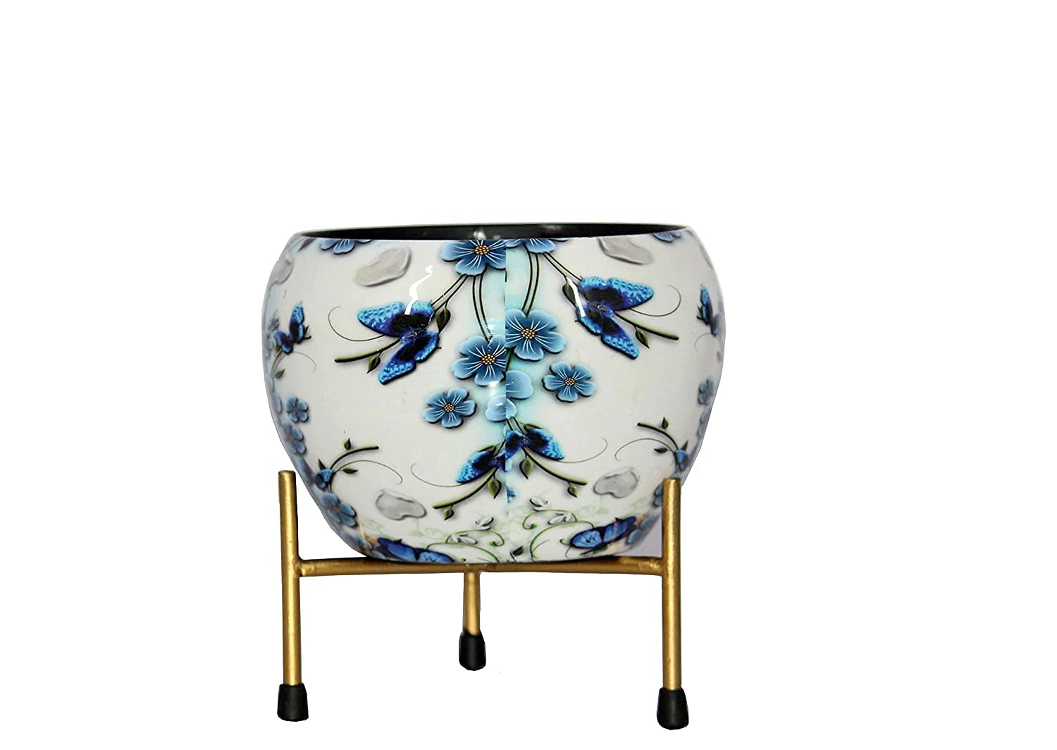 Metal Design Metal Plant Pot Butterfly Style for Indoor Plants