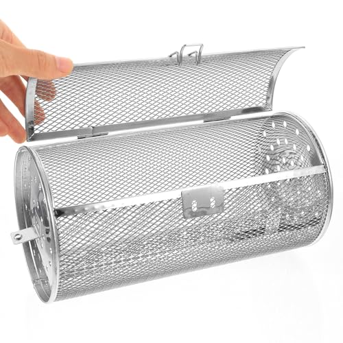 Panier à griller en acier inoxydable argenté durable Homoyoyo