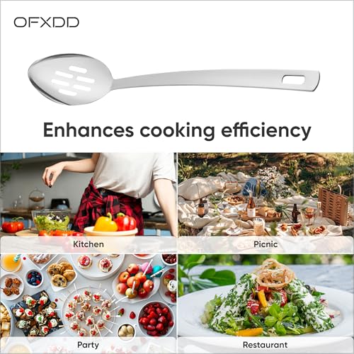 Cuillères de cuisine pour la maison en acier poli durable - 5