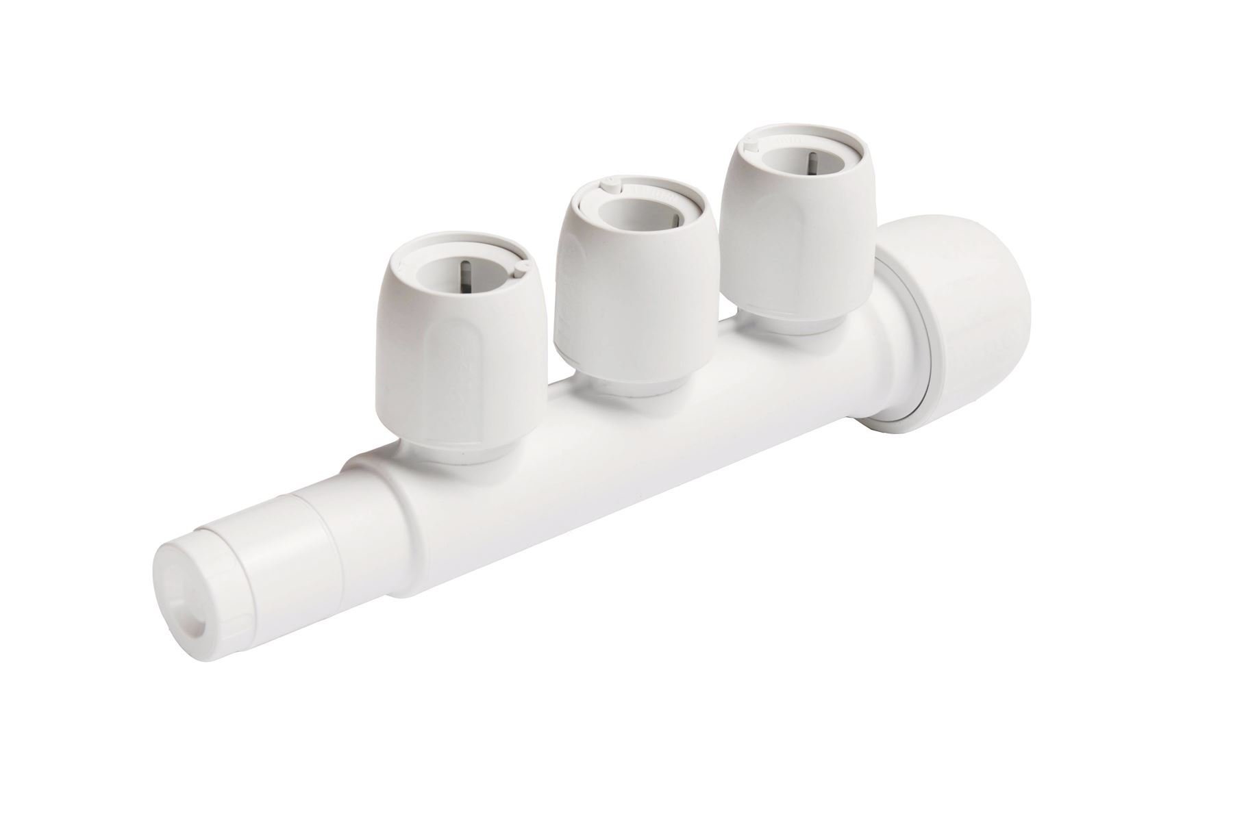 Hep2o Port Manifold 22X15mm Closed Spigot Hx89/22W White Size 3