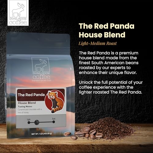 Diving Moose Coffee - The Red Panda House Blend Medium Light Roast miniatura 3