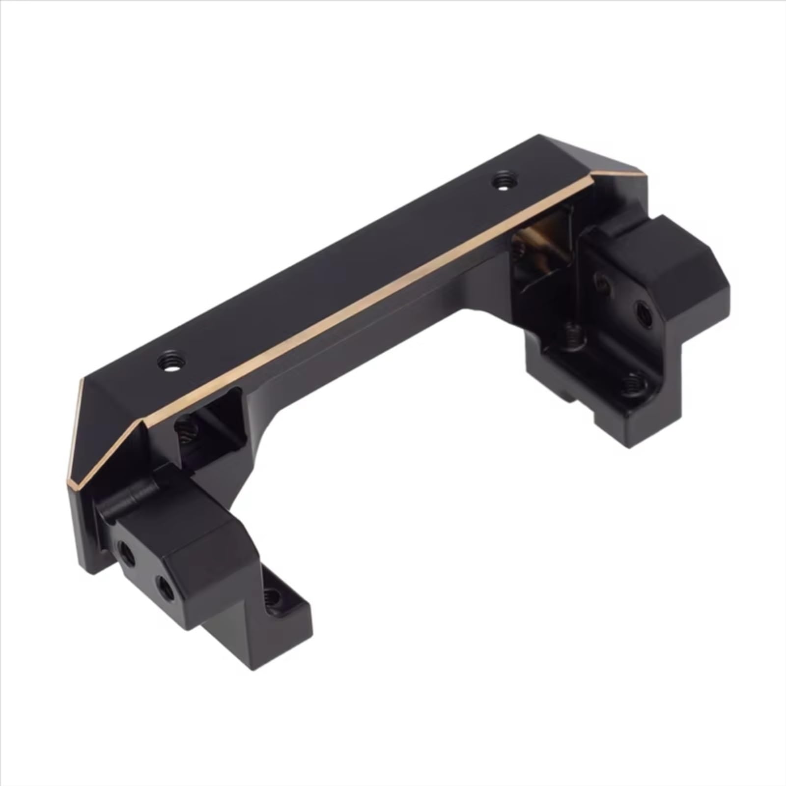 Componentes Auto RC Compatible con Traxxas para TRX-4 1/10, Trepador De Control Remoto, Piezas Mejora Coche, Accesorios, Servo Montaje Parachoques Delantero Latón