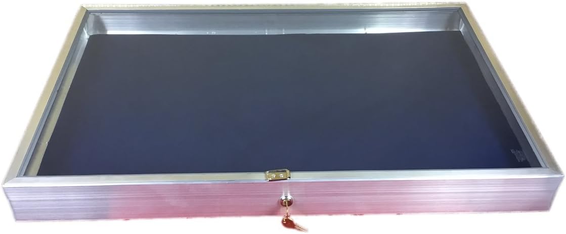 Southern Star Aluminum Display Case Side Opening 22 x 34x3 1/4 Knives Cards Gun Jewelry & More #1150