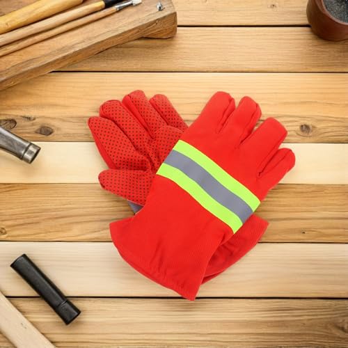 Guantes ignífugos resistentes al calor para hombres jojofuny de algodón 5