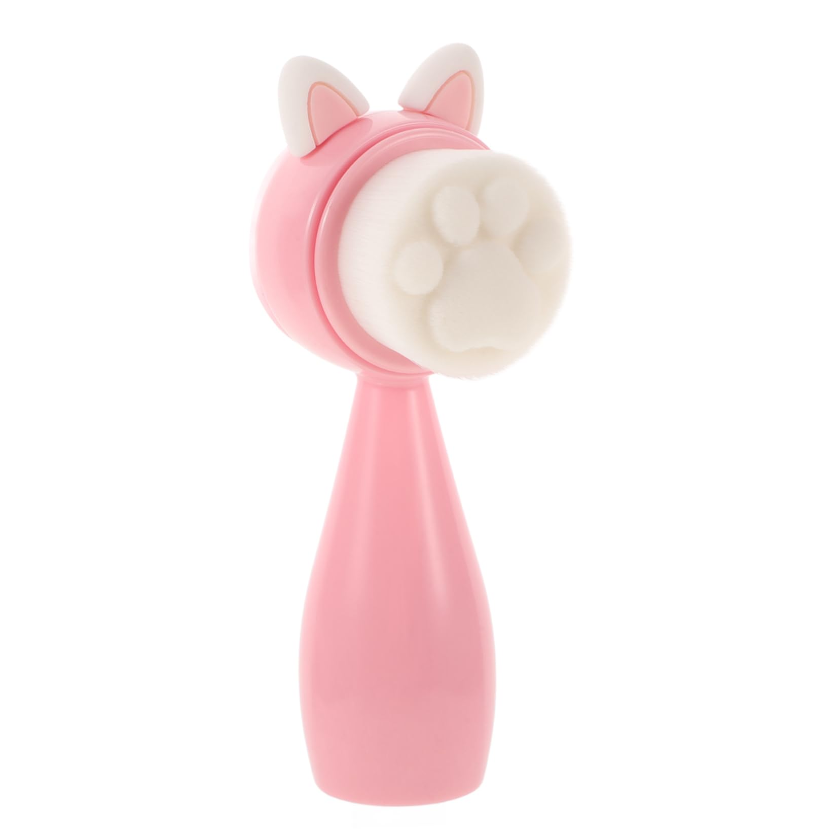 FRCOLOR Soft Hair Facial Brush Manual Cleansing Brush for Face Dual-Sided Travel Facial Scrubber Ergonomic Handle