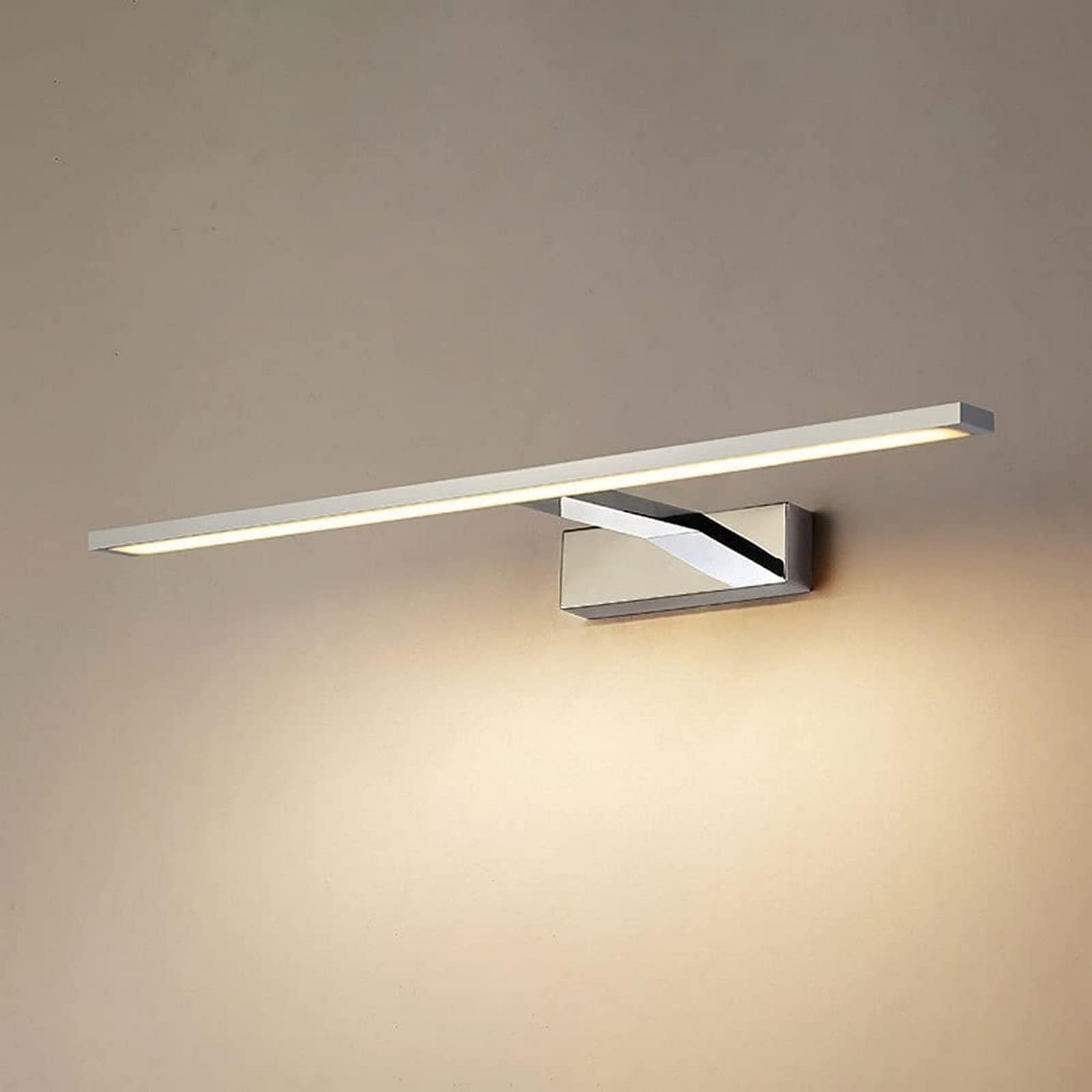 Lámpara de espejo LED para espejo, lámparas de tocador para baño, accesorio de iluminación de 12 W, luces frontales de espejo de metal, lámparas de pared para tocador de baño compatibles con lámparas