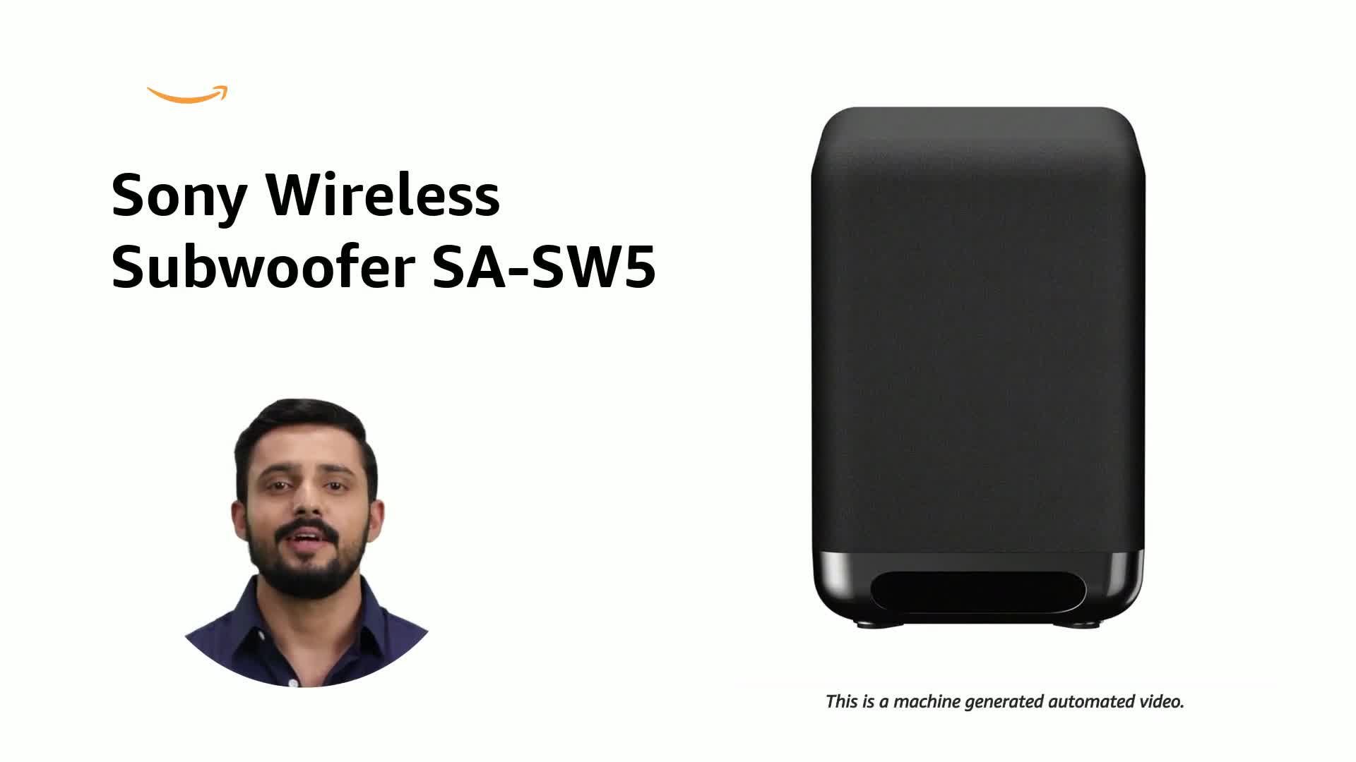 Sony SA-SW5 300W Wireless Subwoofer for HT-A9 and HT-A7000 Sony SA-SW5 300W Wireless Subwoofer for HT-A9 and HT-A7000