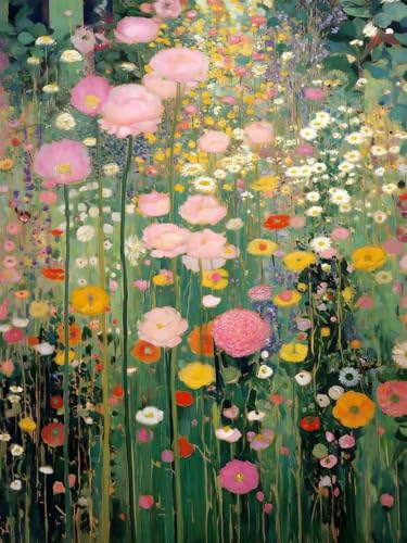 Affiche Gustav Klimt Jardin 30x40cm | Impression d'art mural sans cadre